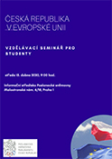 Pozvánka na seminář ČR v EU pro studenty