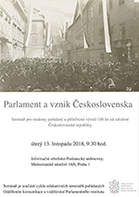 Pozvánka na seminář Parlament 1918